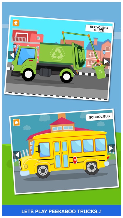Peekaboo Trucks Cars and Things That Go Lite Learning Game for Kids screenshot-3