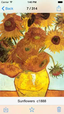 Game screenshot Van Gogh 314 Paintings HD Ad-free - Famous paintings of Van Gogh apk