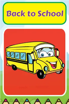 Game screenshot Coloring My ABC School Bus - Alphabet mod apk