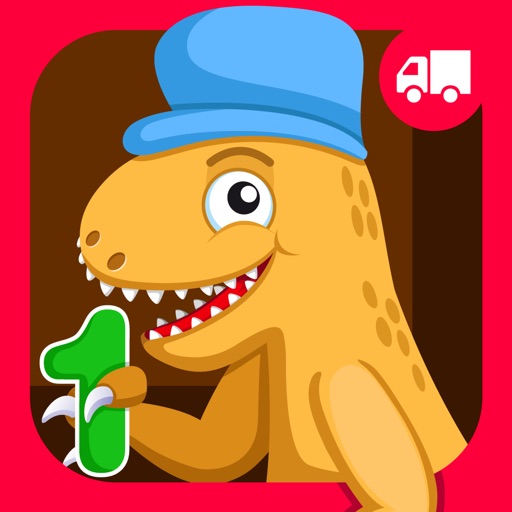 Dinosaur Number Train Game for Kids Free icon