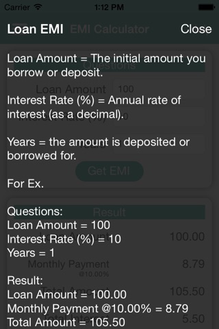 EMI Calculators screenshot 3