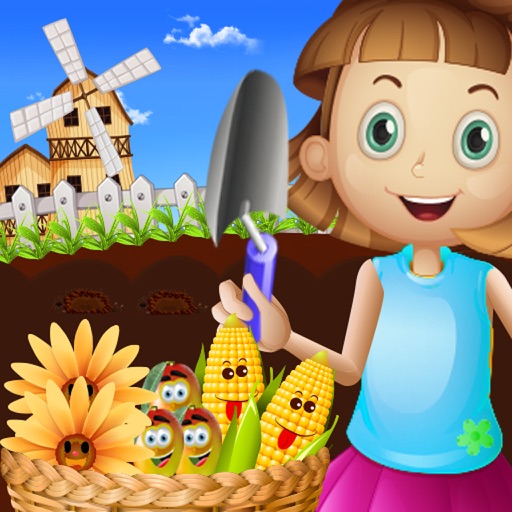 Kids Village Farmer Home Garden Makeover iOS App