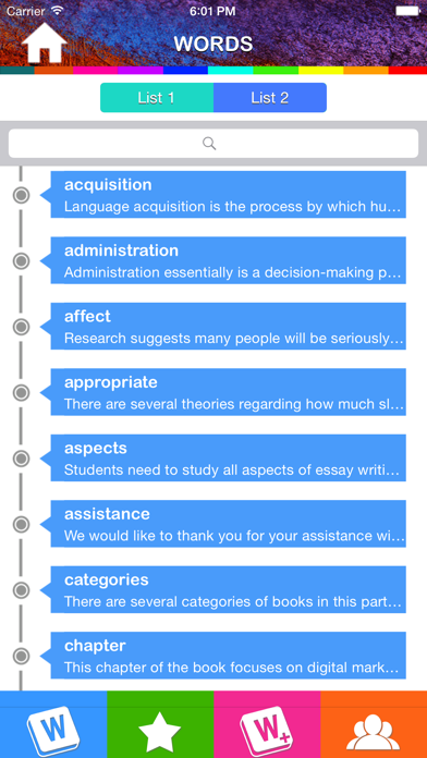 Screenshot #3 pour Academic Flipwords