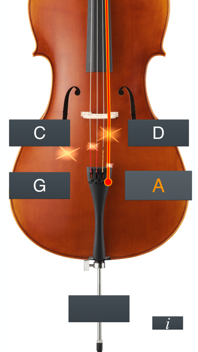 Cello Tuner Simple screenshot1