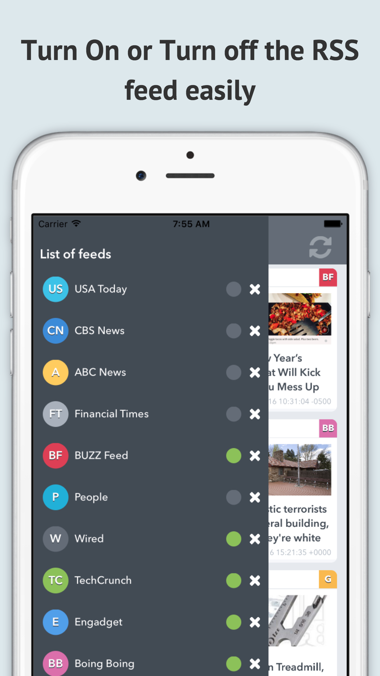 RSS News Reader-Free screenshot 2