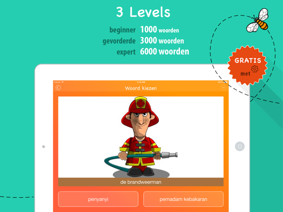 6000 Woorden - Leer Gratis Indonesisch Taal iPad app afbeelding 3