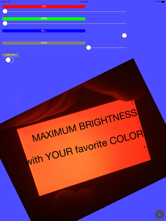 Screenshot #4 pour Team Color / Display your favorite color with maximum brightness.