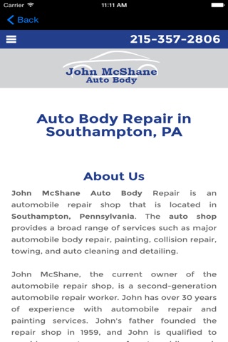 John McShane Auto Body screenshot 4