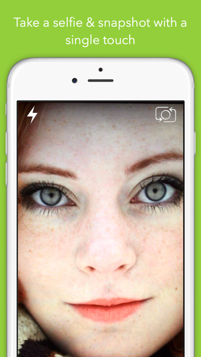 Screenshot #1 pour FlipPic — “Your Front/Back Camera App”