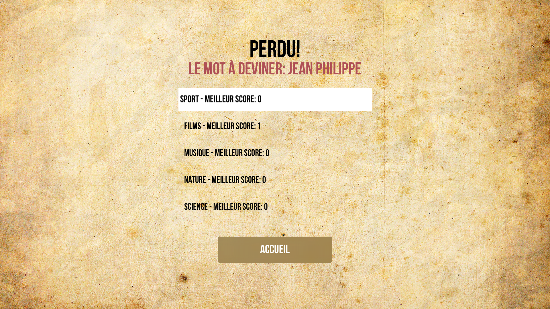 Le Pendu en Français screenshot 9