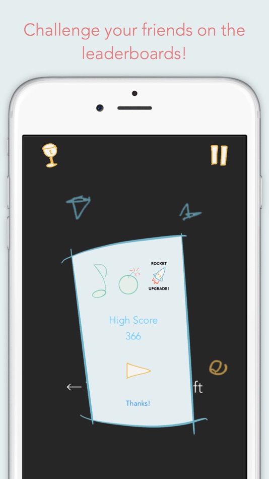 #4. Rad Rocket (iOS) 由: Richard Shilton