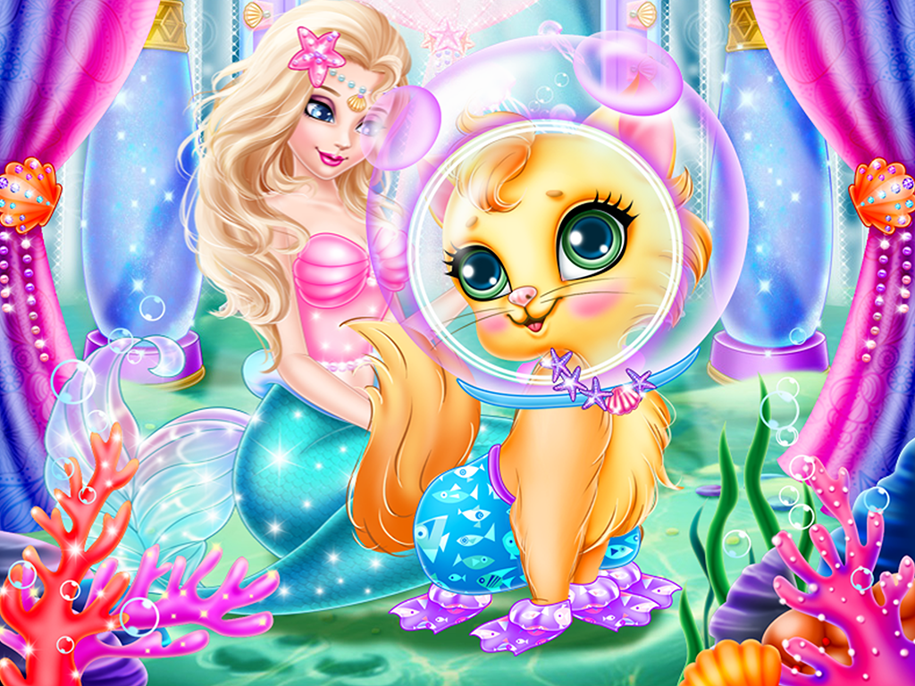 Mermaid Nurse Pet Cat