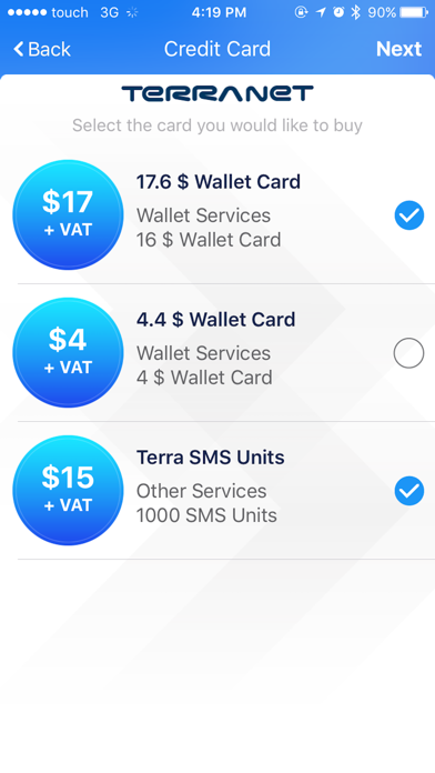 MyTerranet iPhone screenshot 5 - Utilities app