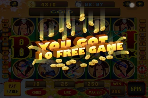 Geisha Slots - Play Lucky Real Slot Machines - Hit & Win in Vegas Pro screenshot 3