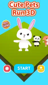 Cute Pets Run 3D screenshot #3 for iPhone