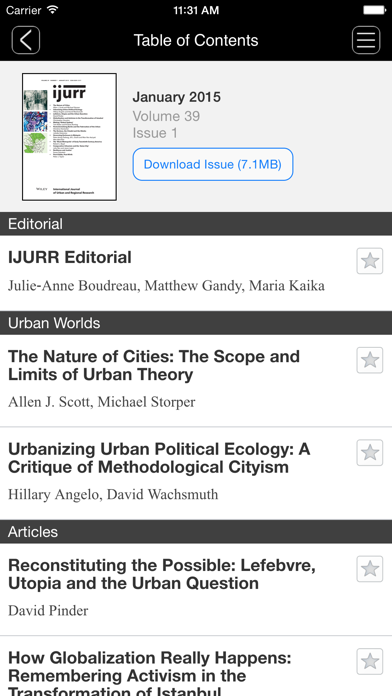 How to cancel & delete International Journal of Urban and Regional Research from iphone & ipad 1
