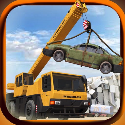 Heavy Excavator Crane Simulator Icon