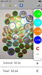 photo coin counter (photocoin) iphone screenshot 2