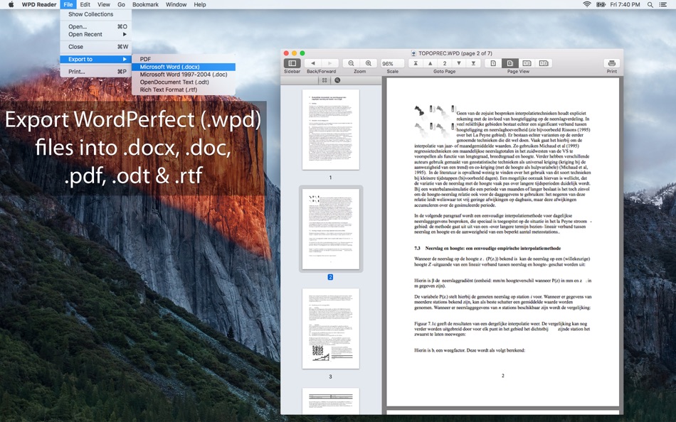 #2. WPD Reader : for WordPerfect (macOS) Podle: RootRise Technologies Pvt. Ltd.
