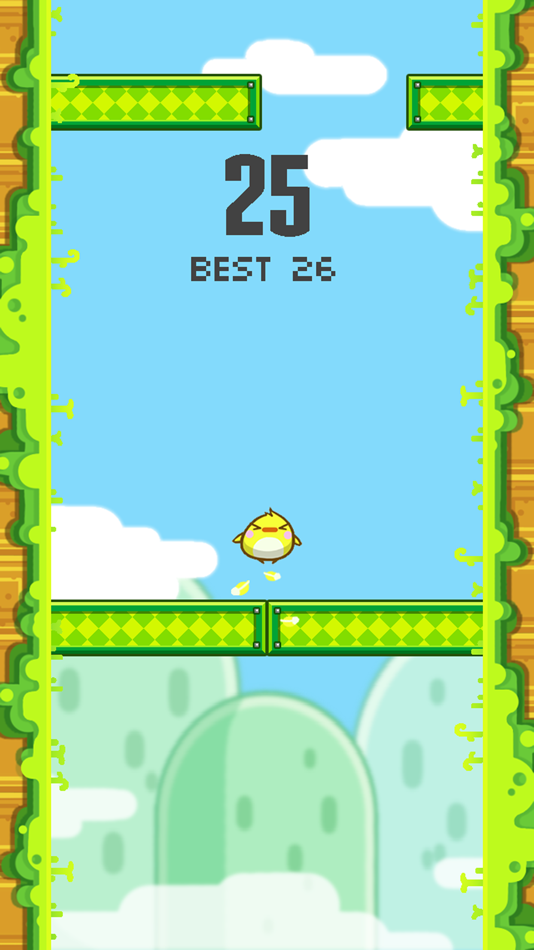 #3. Chick UP!! (The Vertical Version of a Flappy Little Bird Adventure) (iOS) 由: 允斌 谢