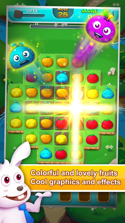 Fruit Splash Extreme: FREE Fruit Line Connect Match-3 Puzzle Game screenshot-4