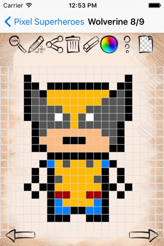 Draw And Play Pixel Superheroes Version screenshot 3
