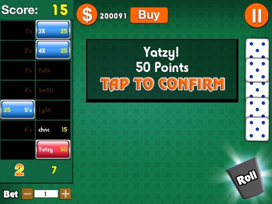 Screenshot #5 pour Yatzy ™ for iPad
