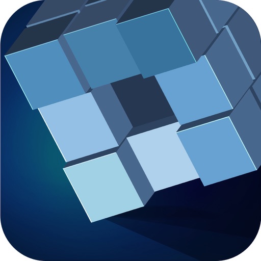 Grey Cubes Free: Unique 3D Brick Breaker icon