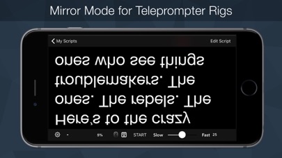 Teleprompter Pro - Script, Speech and Lyrics Prompter +のおすすめ画像3