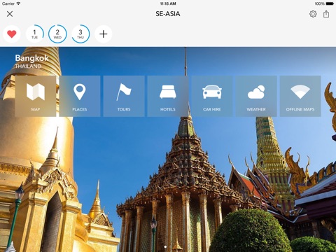 Trip Planner, Travel Guide & Offline City Map for Thailand, Indonesia, Malaysia, India, Cambodia, Vietnam and Singapore iPad Trip Planner, Travel Guide & Offline City Map for Thailand, Indonesia, Malaysia, India, Cambodia, Vietnam and Singapore iPad