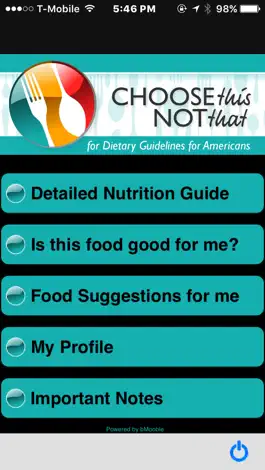 Game screenshot Dietary Guidelines apk