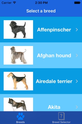 Dog breeds - information about your favourite breeds screenshot 2