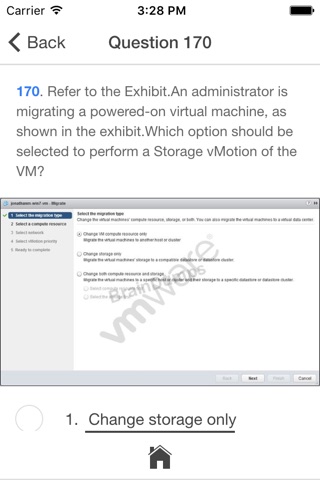 2v0-620 vSphere 6 Foundations Exam Simulator screenshot 4