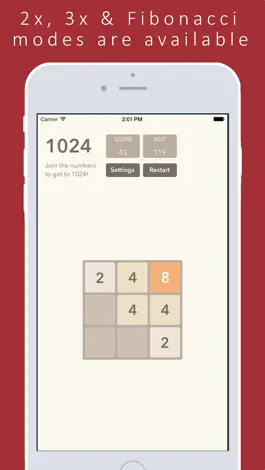 Game screenshot 2048 + Fibonacci hack