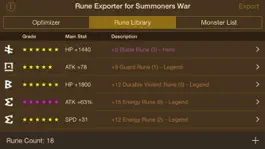 Game screenshot Rune Exporter for Summoners War mod apk