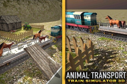 Animal Transport Train Simulator 3D screenshot 3