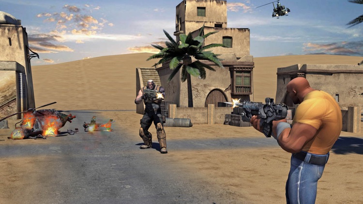 Grand Desert City Auto Modern Crime Combat screenshot-3