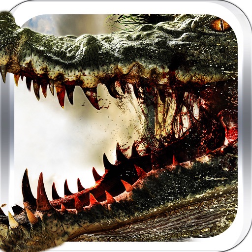 Alligator attacking simulator - wild animal hunt down Pro icon