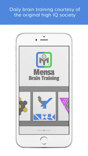Capture d'écran de Mensa Brain Training sur iPhone 1