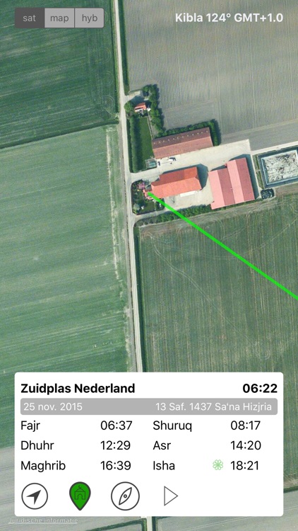 KIBLA PLUS ● MOSLIM GEBEDSTIJDEN ● VOLLEDIG ADHAN ● MEKKA KOMPAS ● MOSKEEEN MET ROUTE screenshot-0