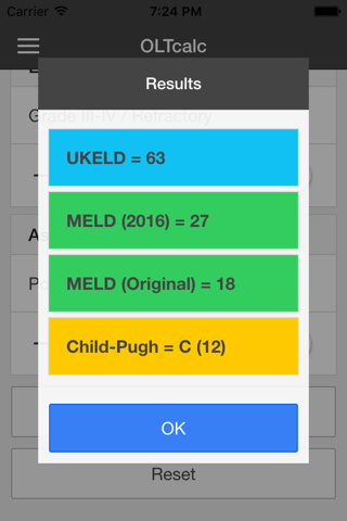 OLTcalc screenshot 3