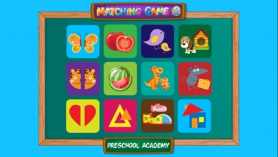 Matching Game 2 : Preschool Academy educational game lesson for young children Screenshot