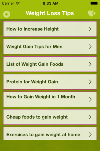 Weight & Height Gain Tips For Men, Women Teenagers screenshot 2