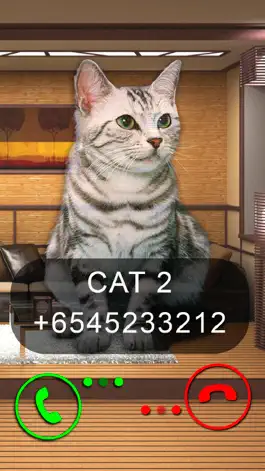 Game screenshot Fake Video Call Cat apk