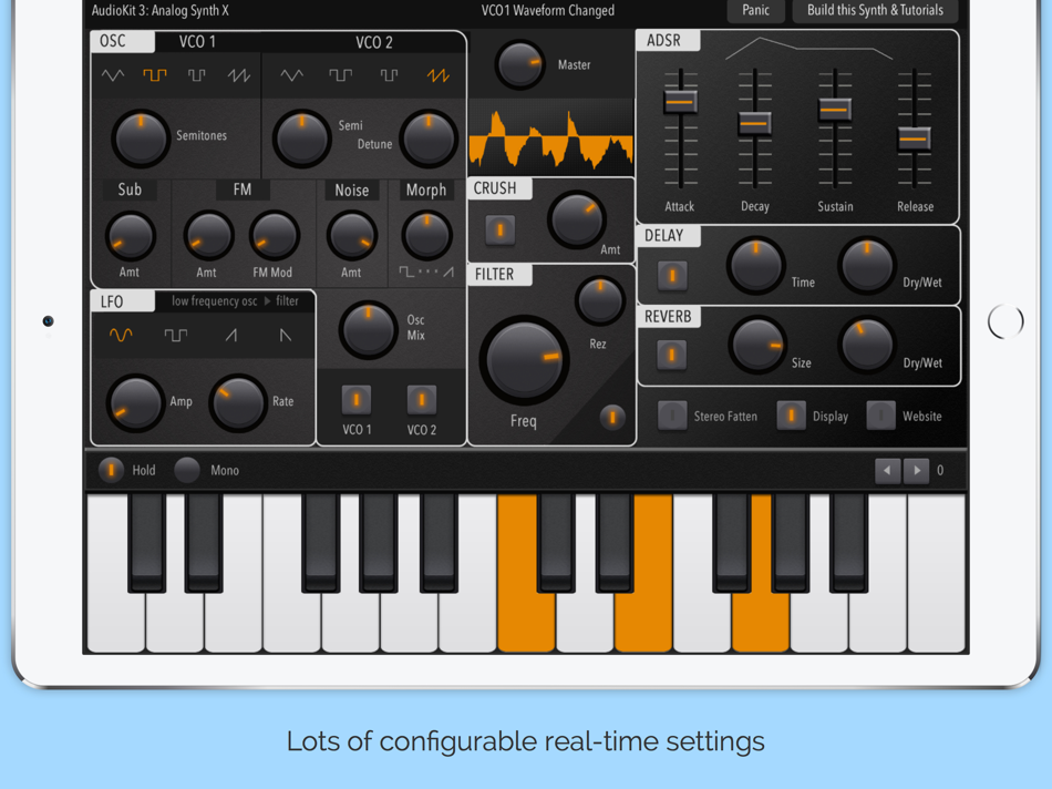 #2. Analog Synth X (iOS) 由: Aurelius Prochazka