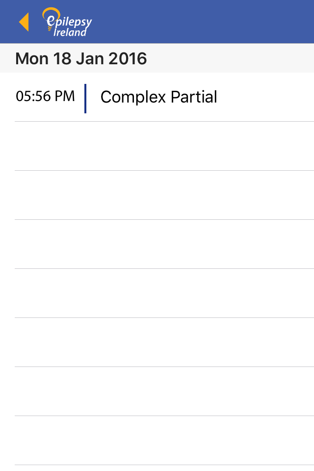 Epilepsy Ireland Diary App