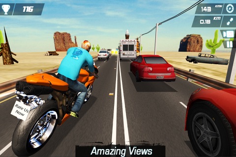 Race Moto in Traffic screenshot 4