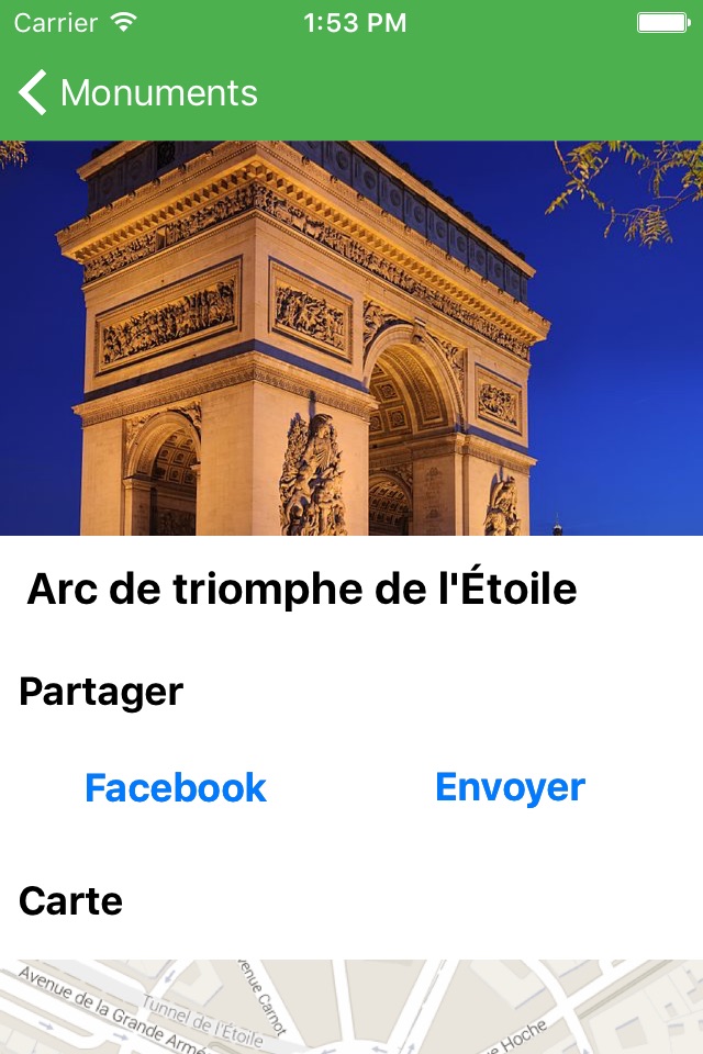 Monuments - Guide Touristique des Monuments Historiques de Paris et de Province screenshot 3