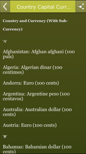 Country Capital Currency Flag(圖2)-速報App