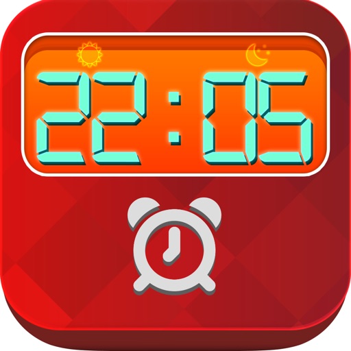 iClock Flat Alarm Clock Wallpapers Pro icon